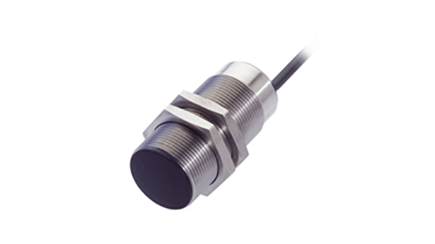 Sensore di prossimità Cilindrico BALLUFF, PNP, M30 x 1.5, rilevamento 15 mm, 10 → 30 V c.c.