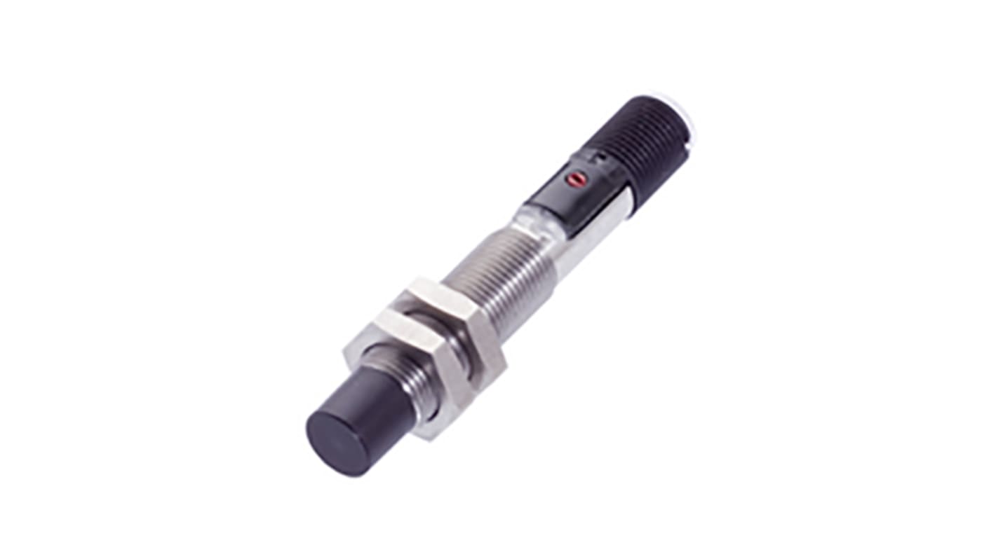 BALLUFF Capacitive Barrel-Style Proximity Sensor, M12 x 1, 8 mm Detection, PNP Output, 10 → 30 V dc, IP67