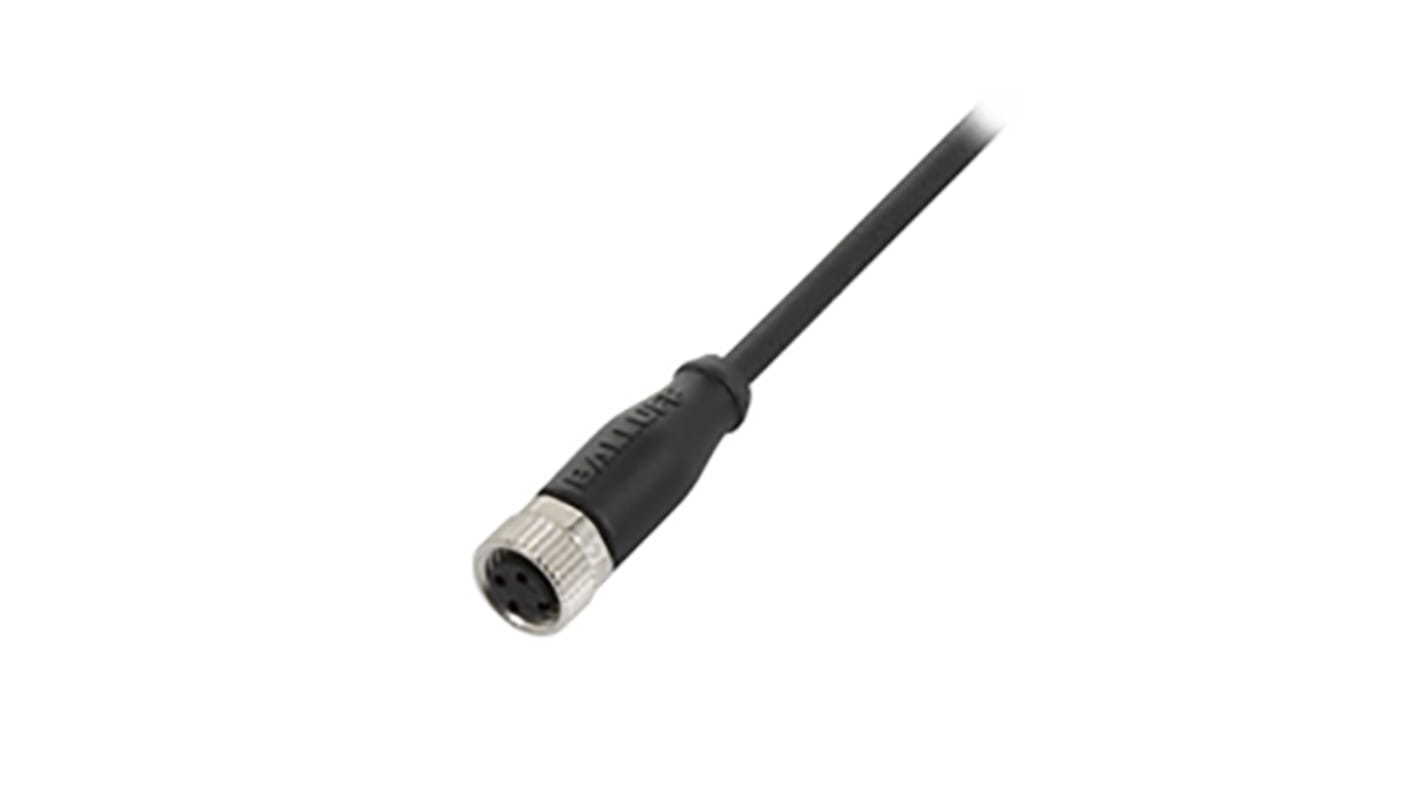 Cable de conexión BALLUFF, con. A M12 Hembra, 5 polos, con. B Sin terminación, 5 polos, long. 5m, 250 V ac/dc, IP68