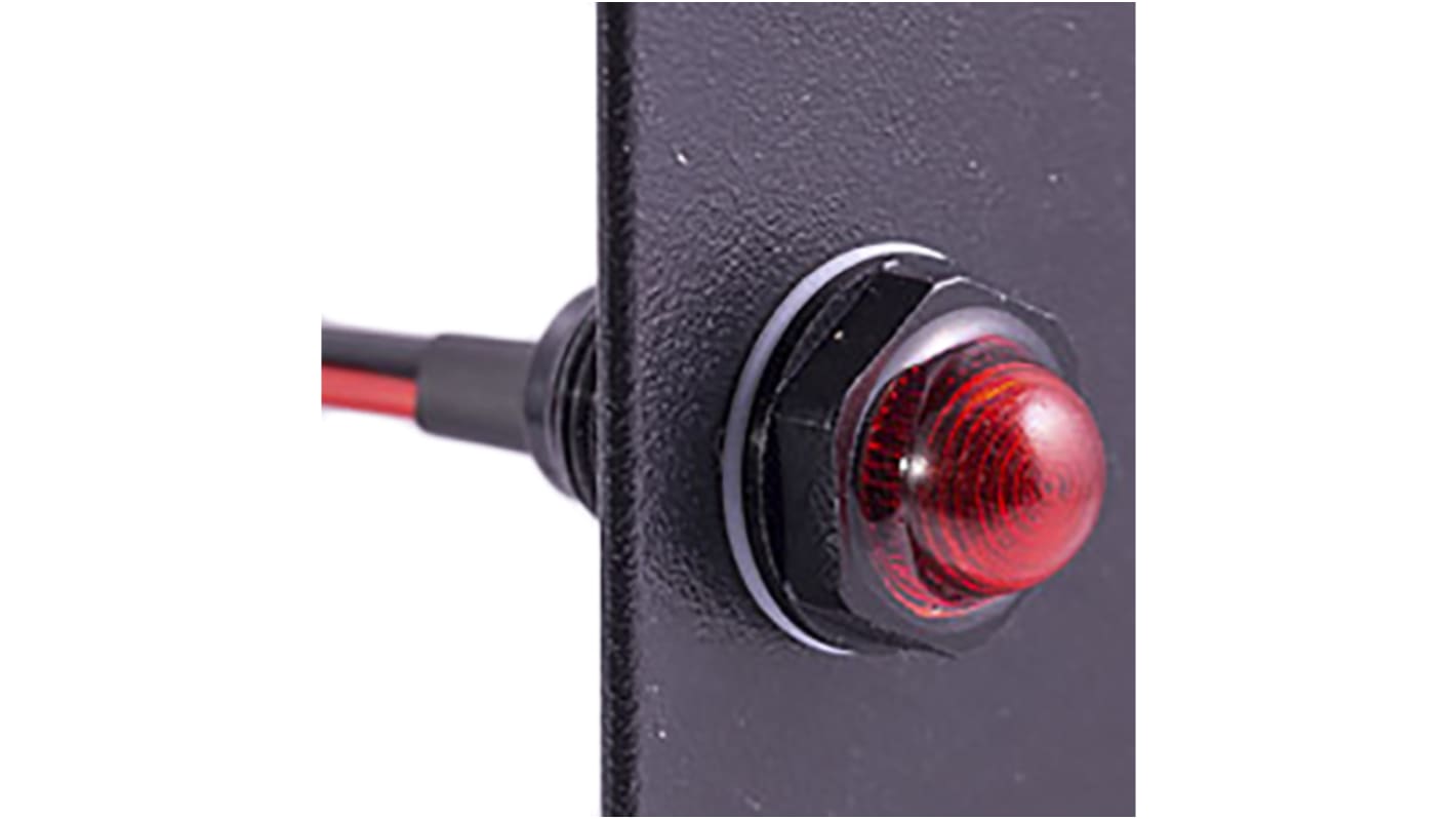 Bivar PM53 Series Green, Red Panel Mount Indicator, 6.35mm Mounting Hole Size