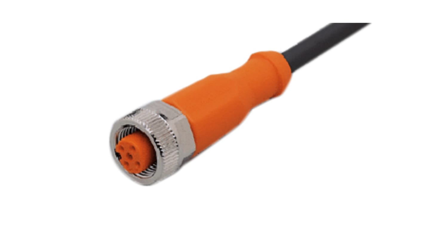 Cable de conexión ifm electronic, con. A M12 Hembra, 8 polos, con. B Sin terminación, 8 polos, long. 5m, 3 A, IP67