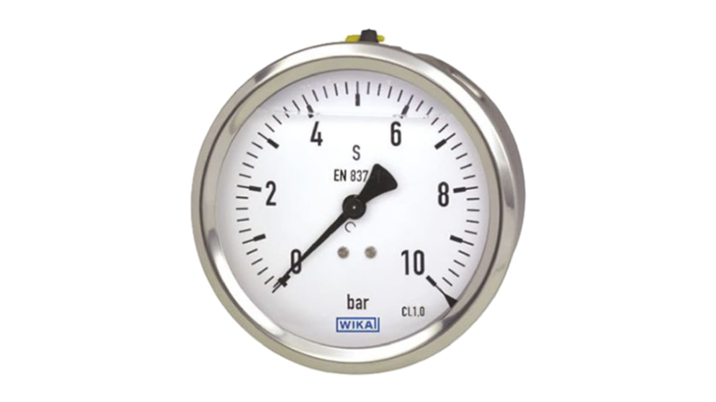 NEUTRAL G 1/4 Analogue Pressure Gauge 250bar Back Entry, 9314201, UKAS, 0bar min.