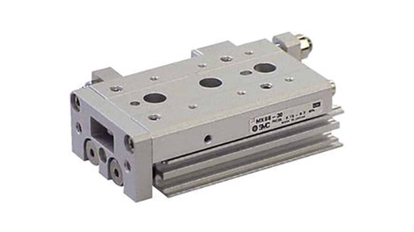 SMC Pneumatic Guided Cylinder - 16mm Bore, 75mm Stroke, MXS Series, Double Acting