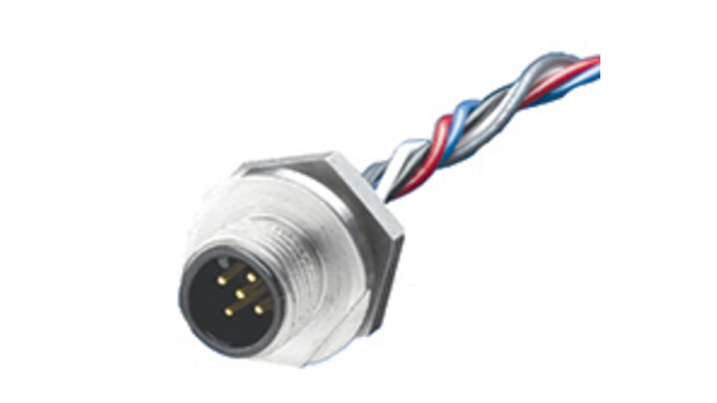 Brad from Molex Straight Female 8 way M12 to Unterminated Sensor Actuator Cable, 300mm