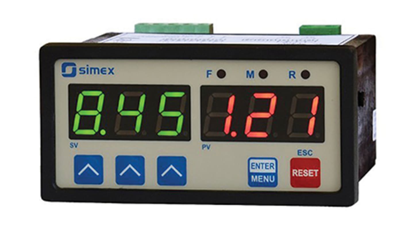 Simex, 3 cifret Tæller med Lysdiode Display, Forsyning: 230 V ac