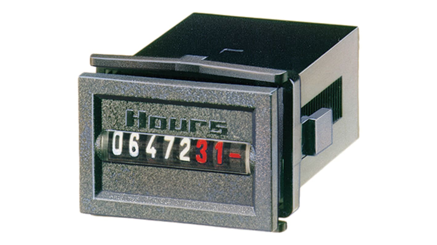 Kubler Hours Run Meter, 7 digits, Analogue, Screw Terminal Connection, 100 → 130 V ac