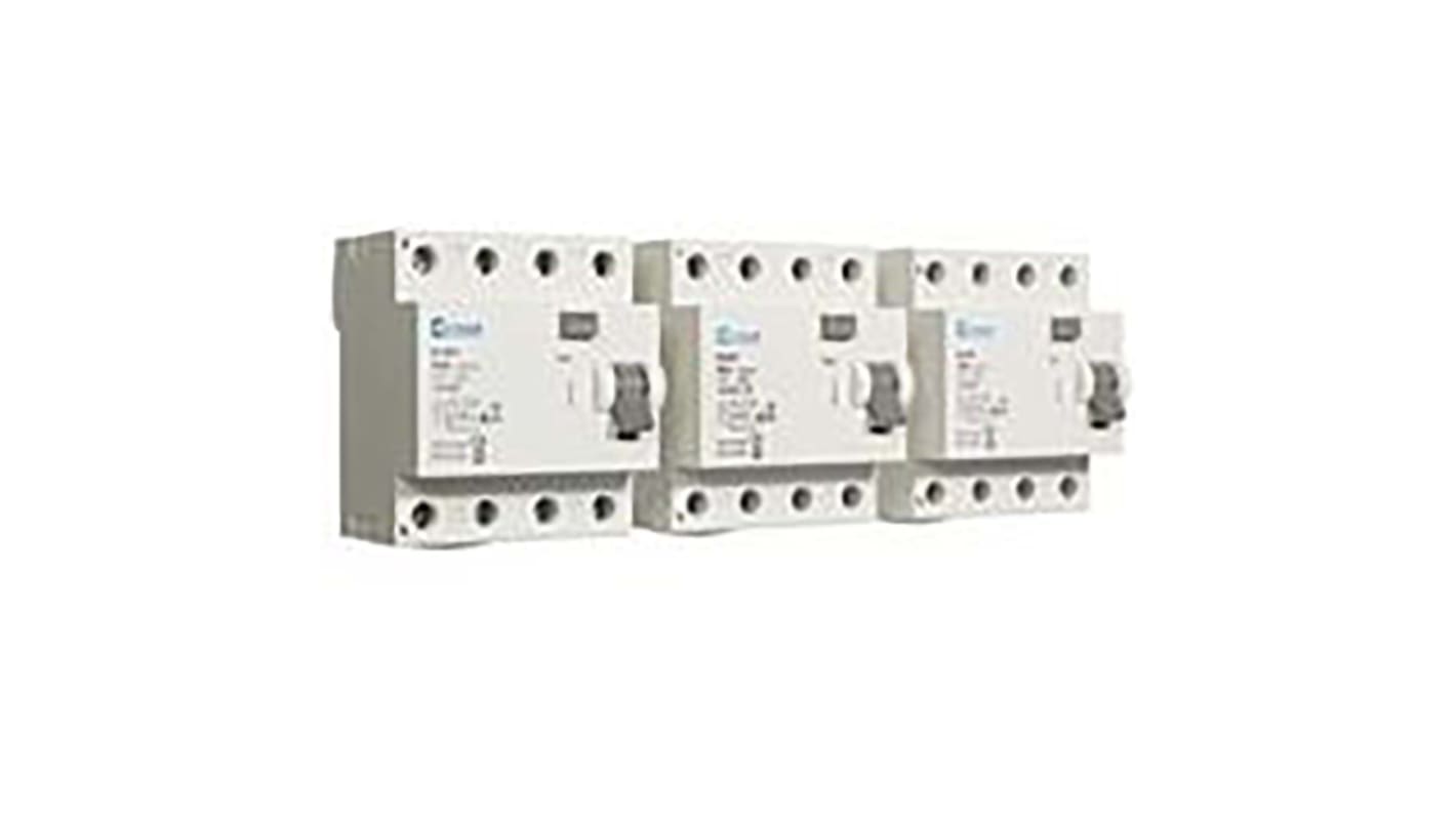 Europa Residual Current Circuit Breaker, 80A, 4 Pole, 100mA, Type A, Type C