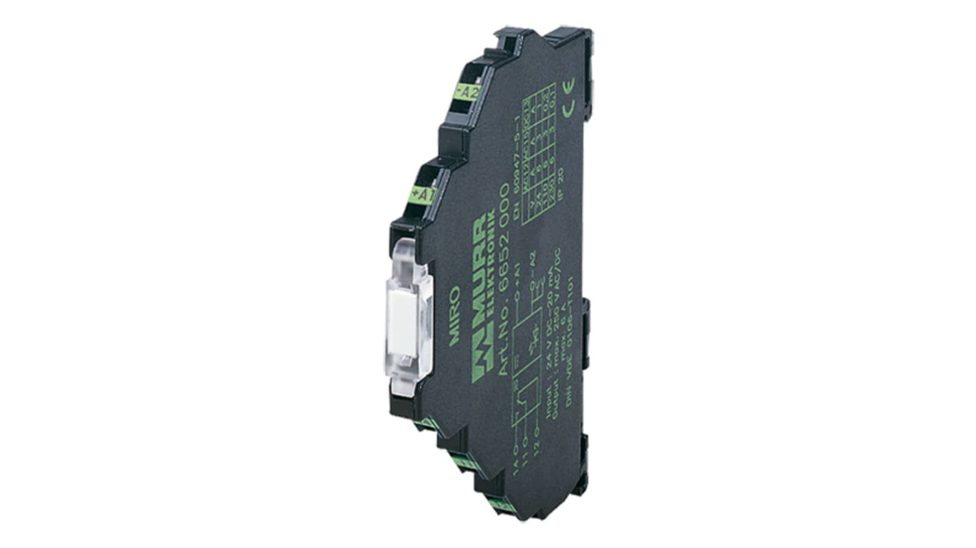 Optron 5 V DC (vyp), 53 V DC (zap) 10 mA 2.75kV 4 Lišta DIN -20°C Murrelektronik Limited