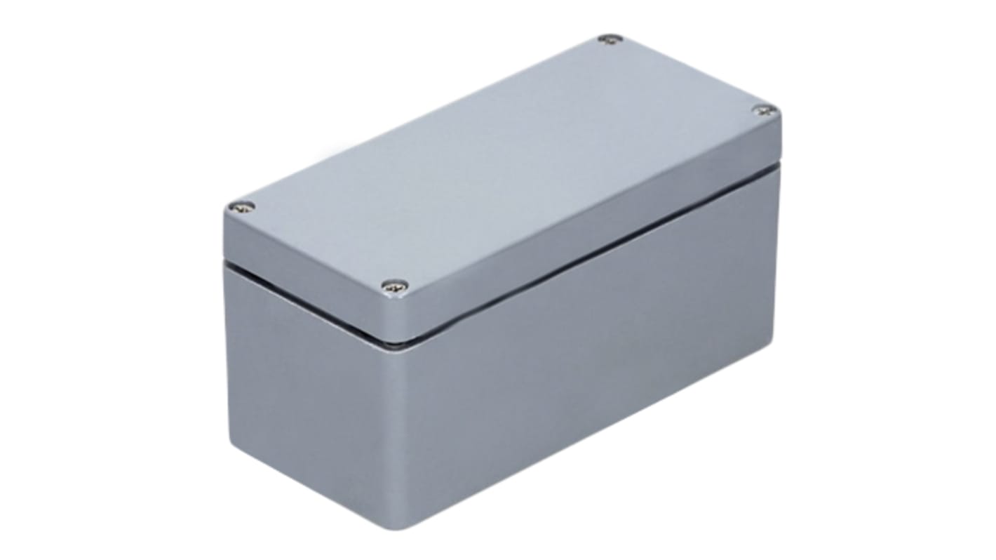 Caja RS PRO de PET Gris, 110 x 75 x 55mm, IP66