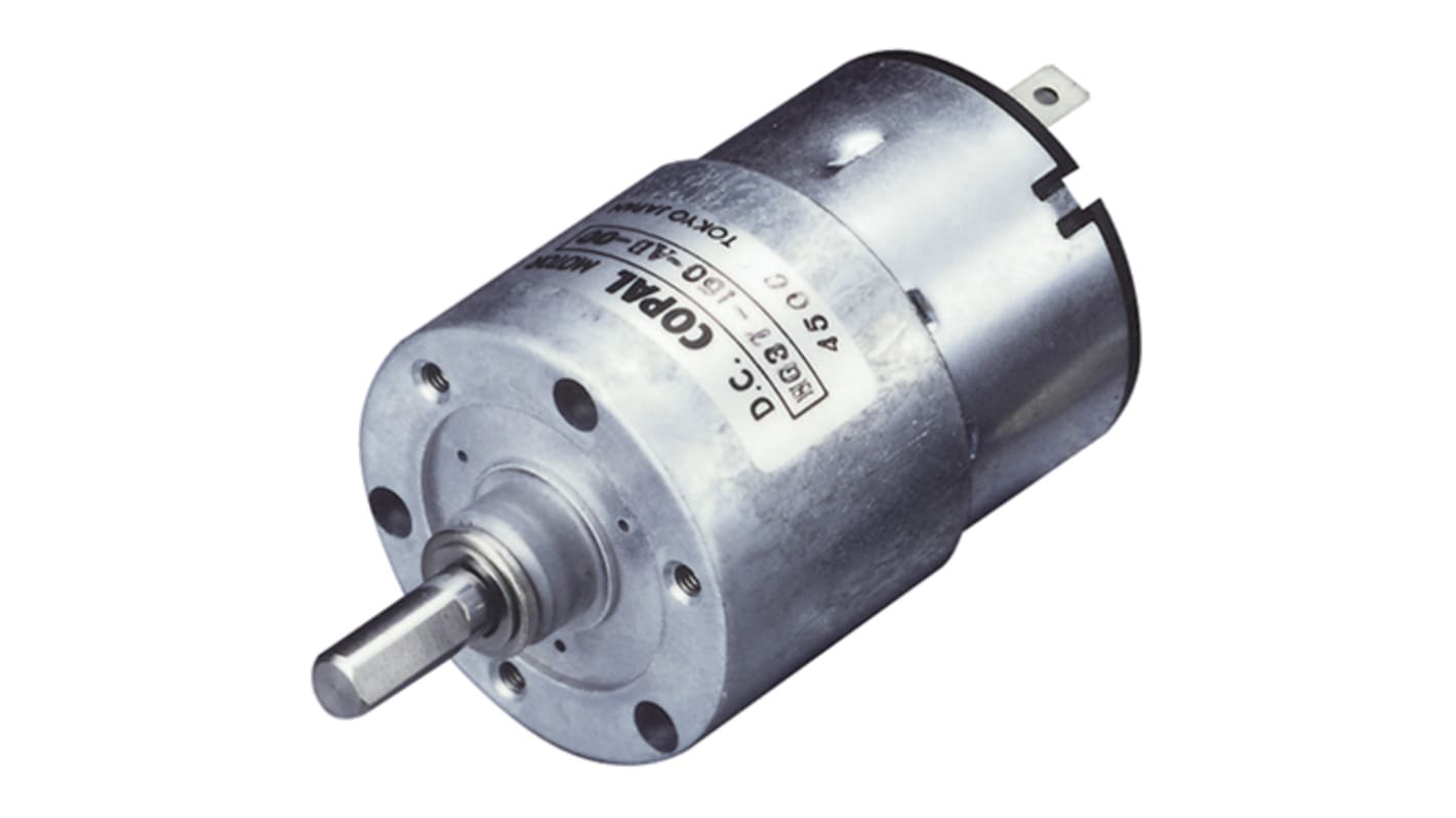 Nidec Components Geared DC Geared Motor, 24 V dc, 98 mNm, 140 rpm, 6mm Shaft Diameter