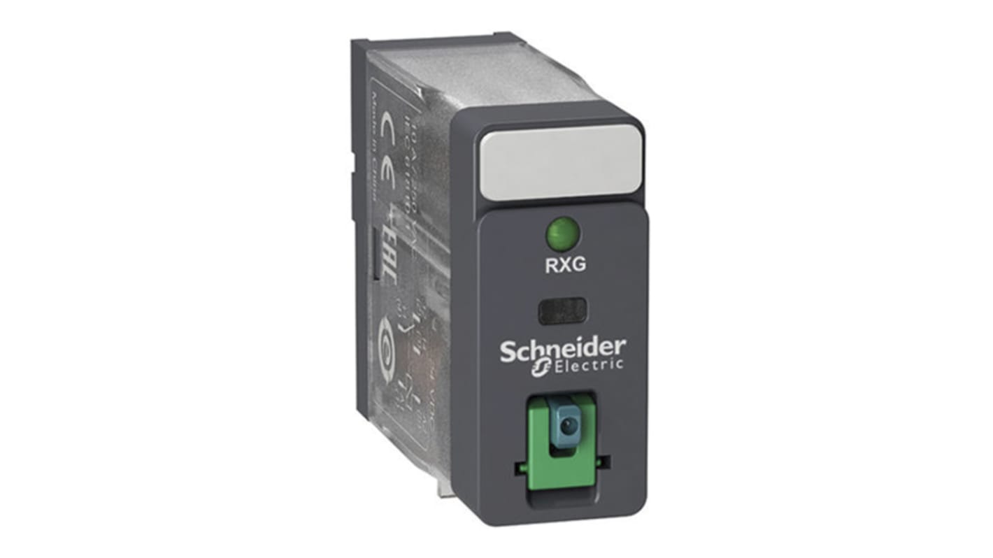 Relais de puissance Schneider Electric, 1 RT, bobine 12V c.c. Enfichable 530mW