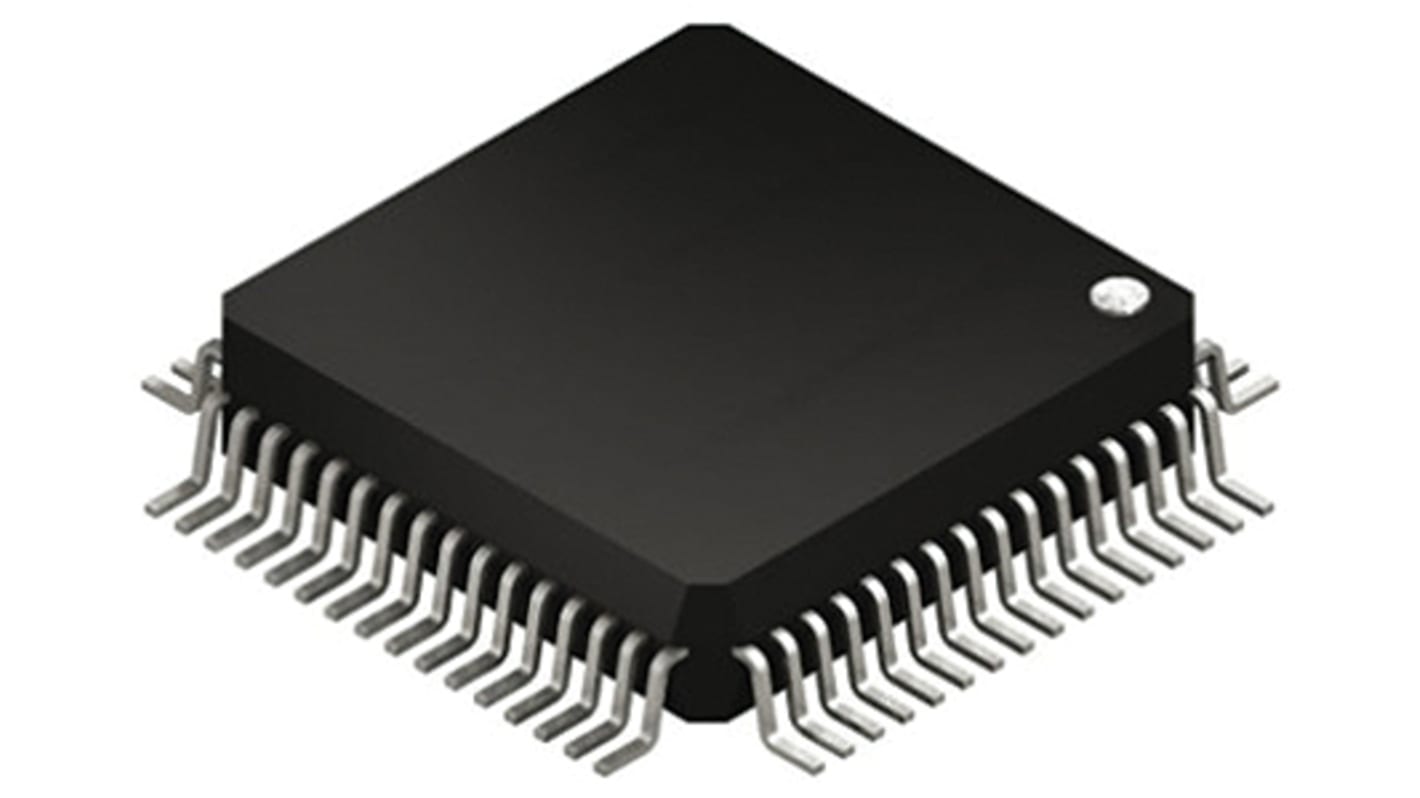 Microcontrollore Texas Instruments, MSP430, LQFP, MSP430, 64 Pin, Montaggio superficiale, 16bit, 16MHz