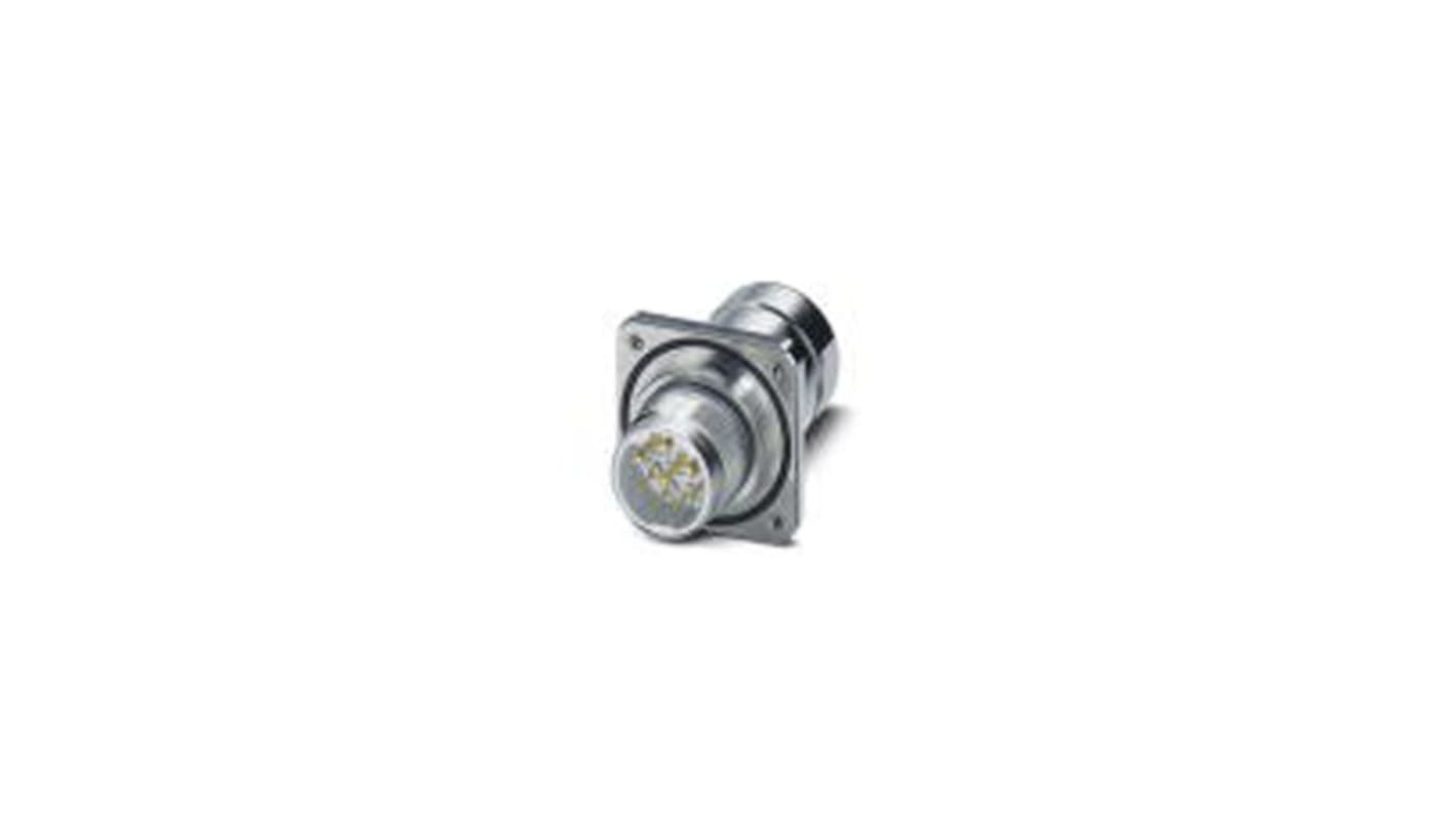 Phoenix Contact Circular Connector, 4 + 3 + PE Contacts, Panel Mount, M23 Connector, Plug, Male, IP67, SF Series