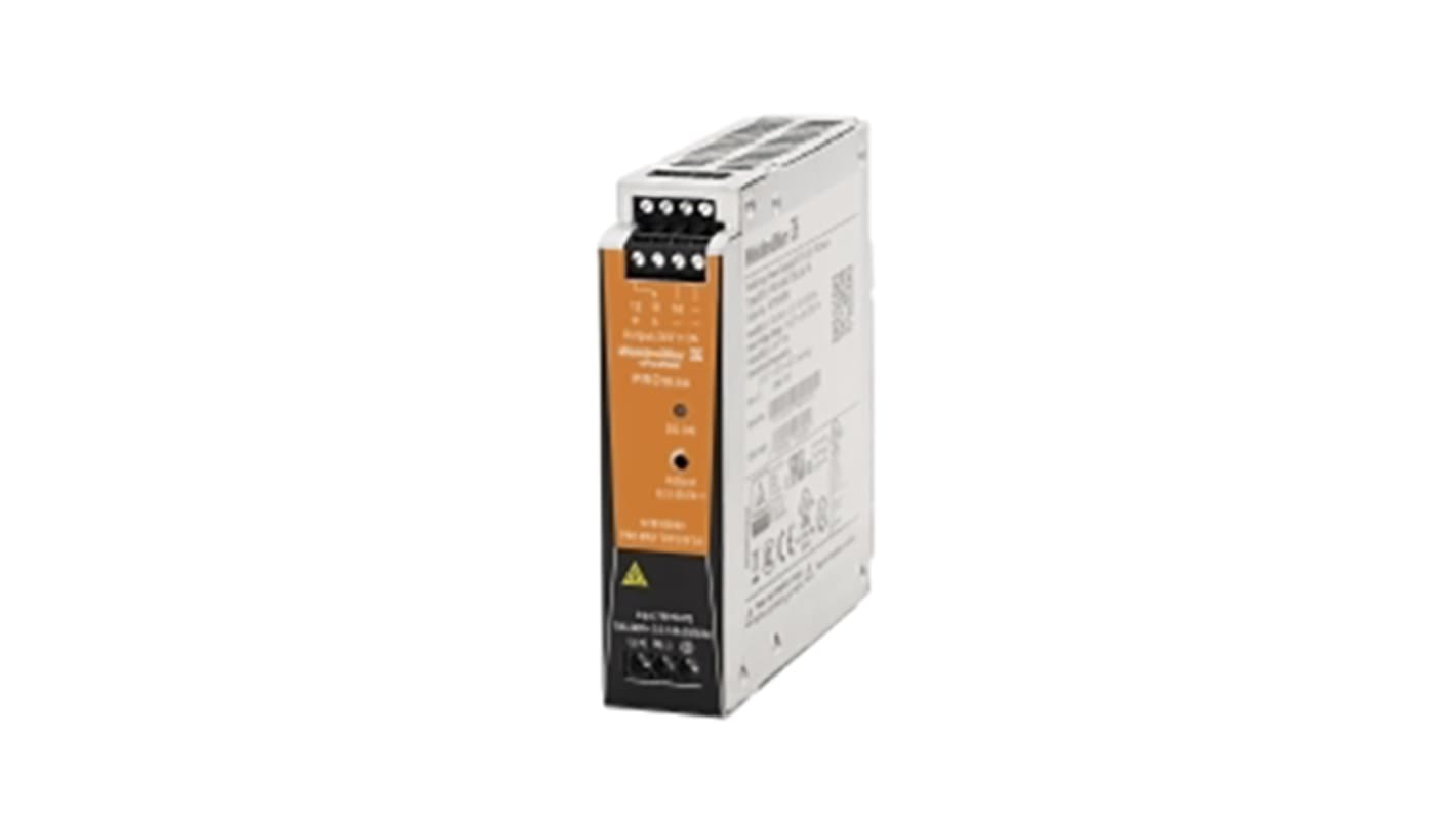 Weidmüller PRO MAX DIN Rail Power Supply, 85 → 277 V ac / 80 → 370V dc ac, dc Input, 12V dc dc Output, 6A