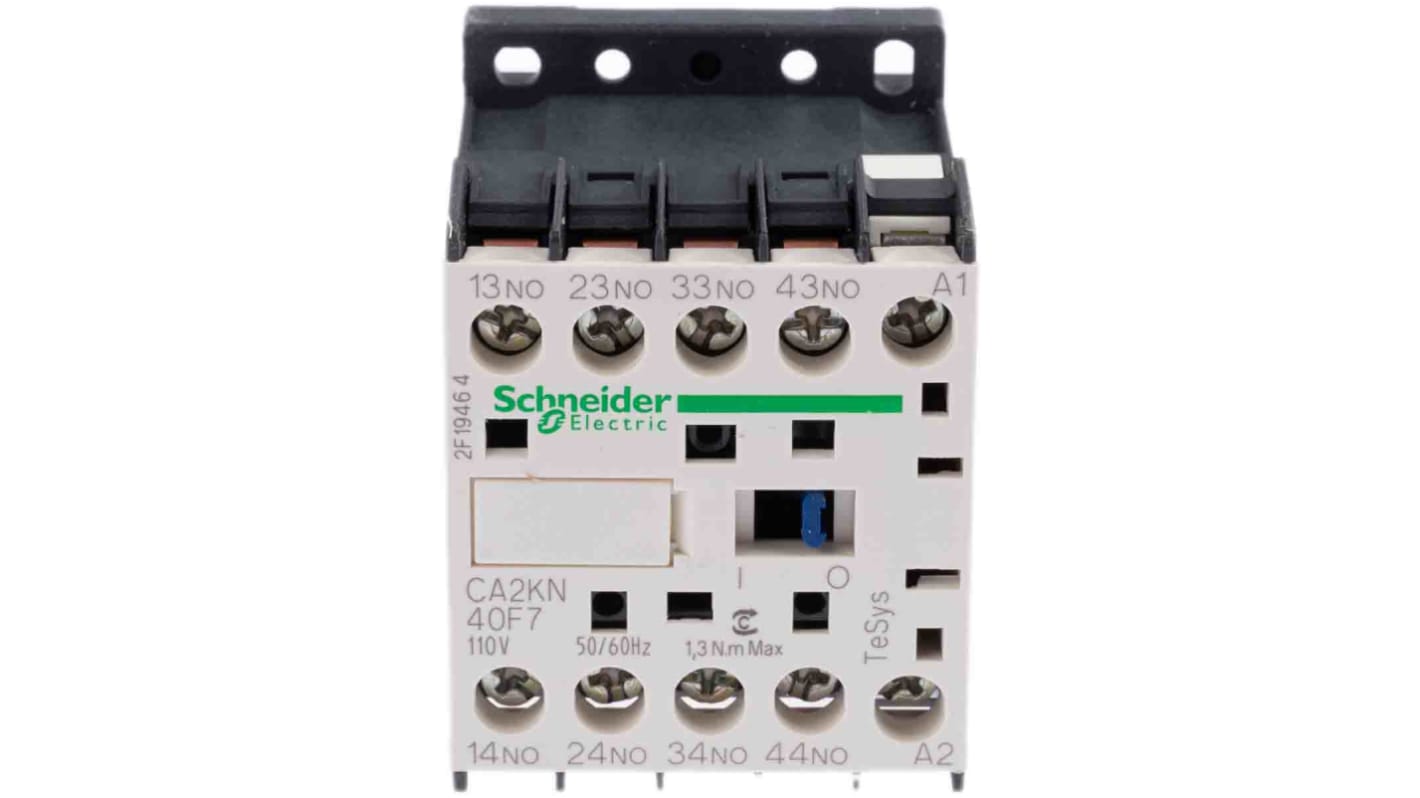 Contattore Schneider Electric, serie CA2KN, 4NO, 10 A