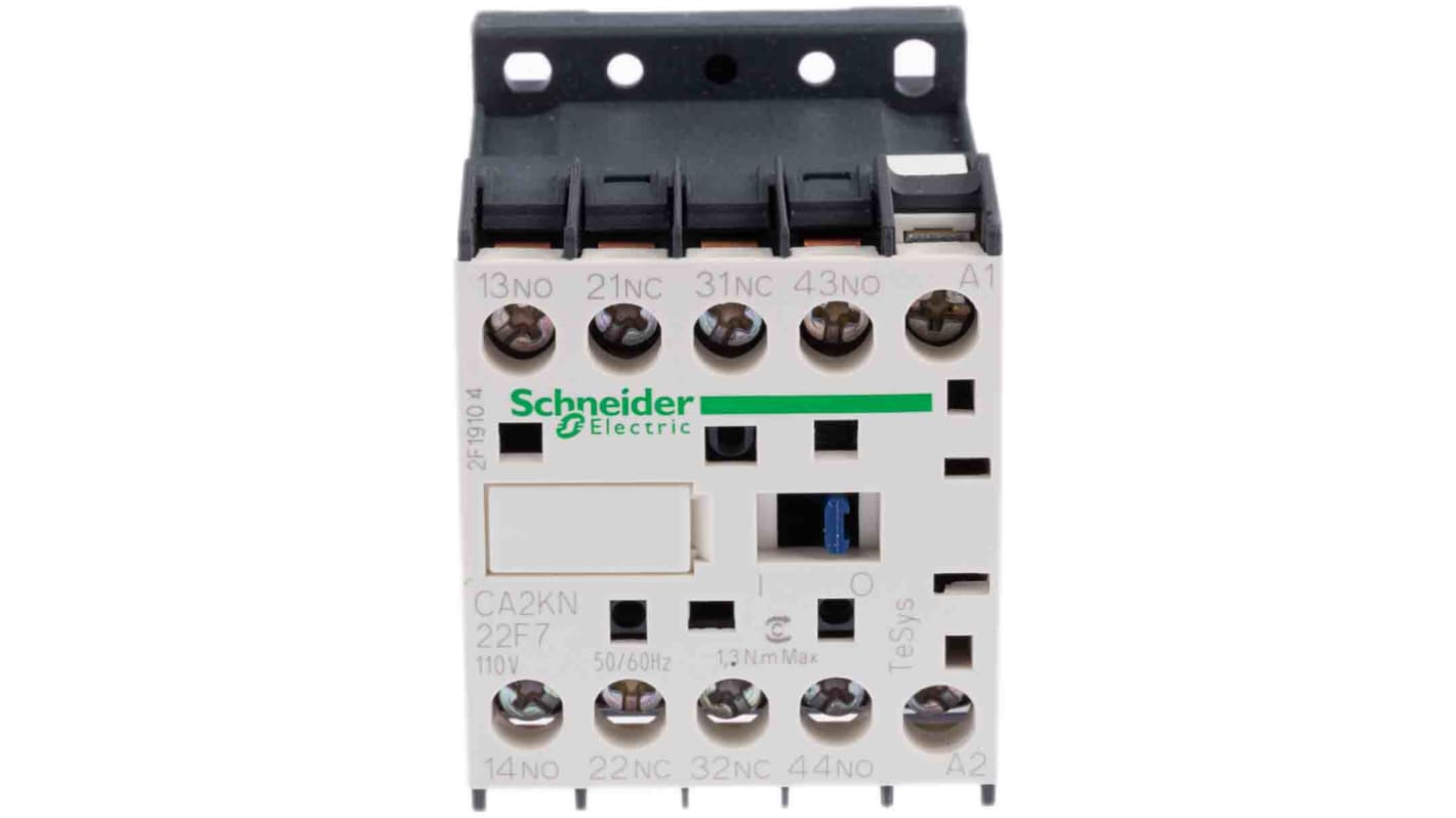 Contactor Schneider Electric TeSys K CA2KN, 2 NA + 2 NC, 10 A