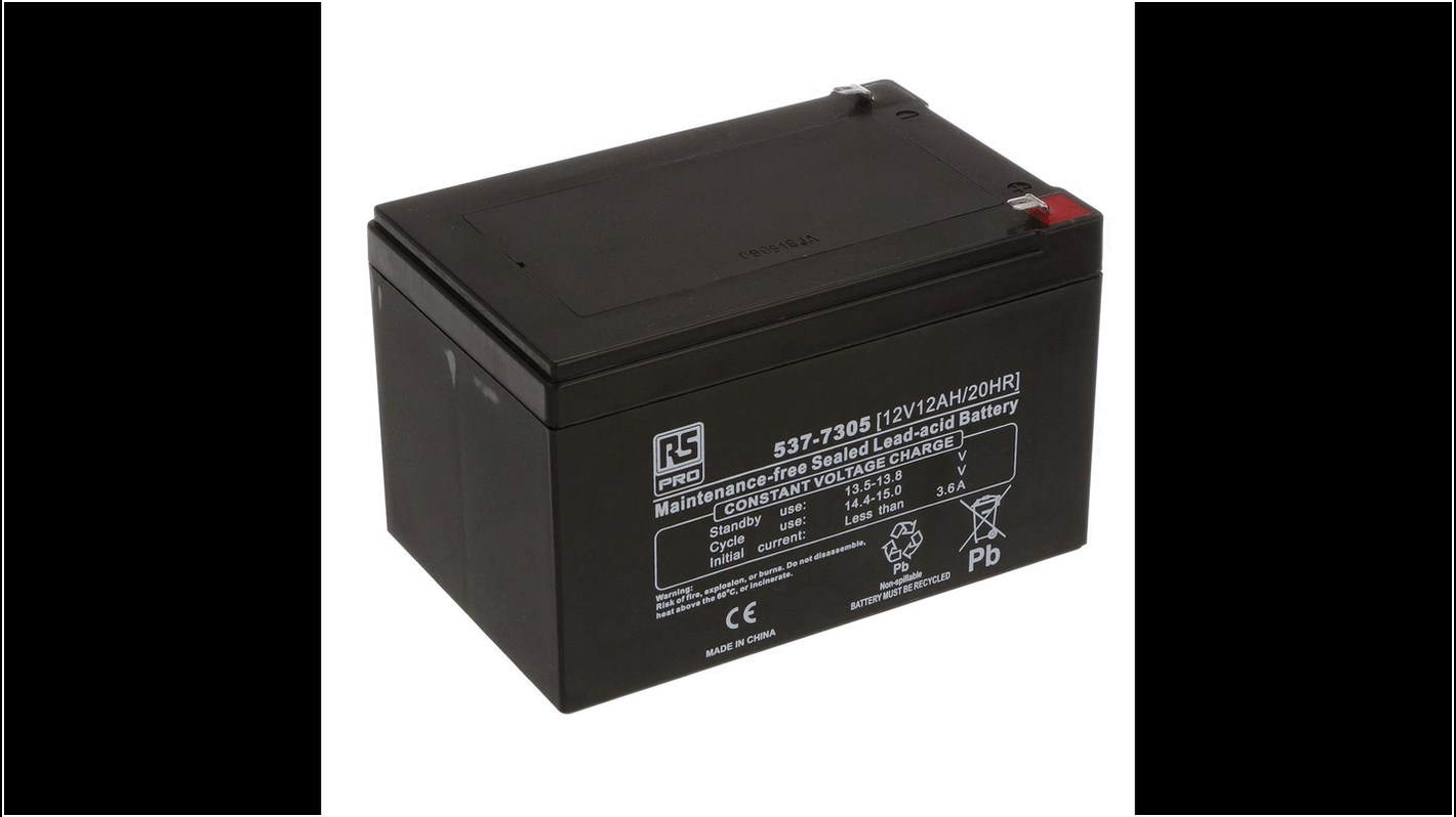Batería de plomo ácido, 12V 12Ah, AGM, terminales T1 | RS