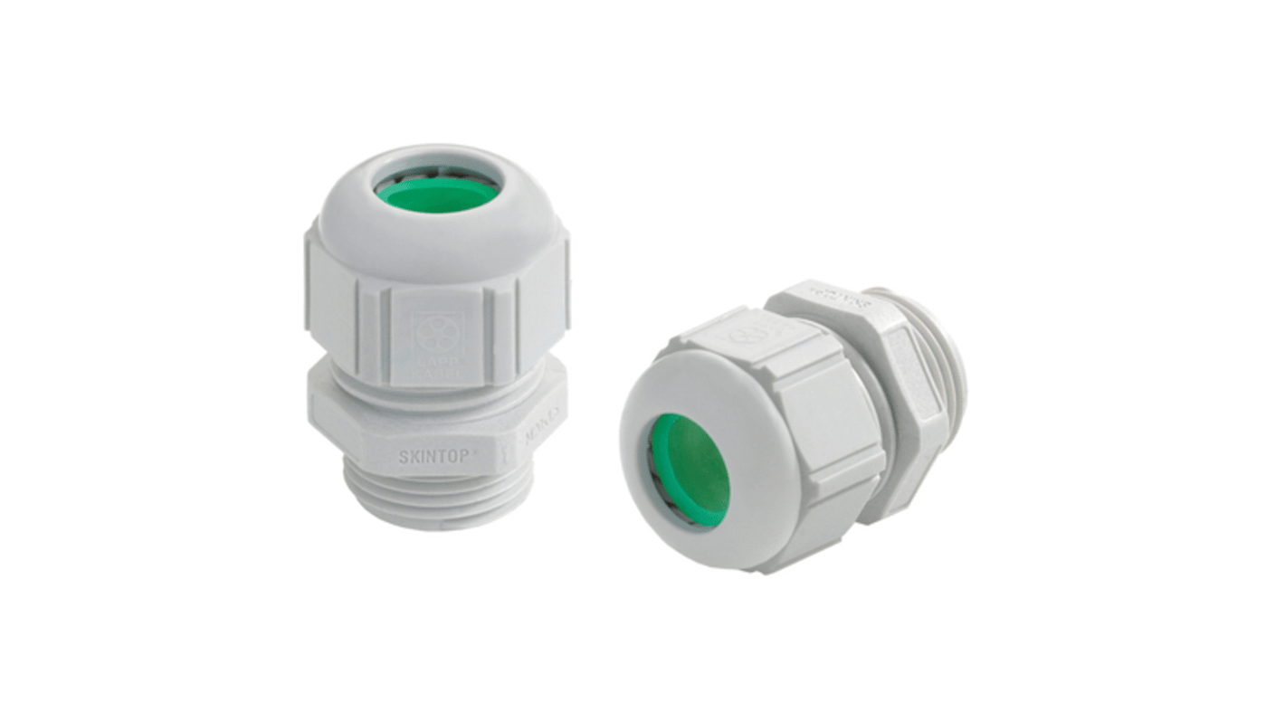 Lapp SKINTOP Series Grey Polyamide Cable Gland, M16 Thread, 4.5mm Min, 9mm Max, IP68