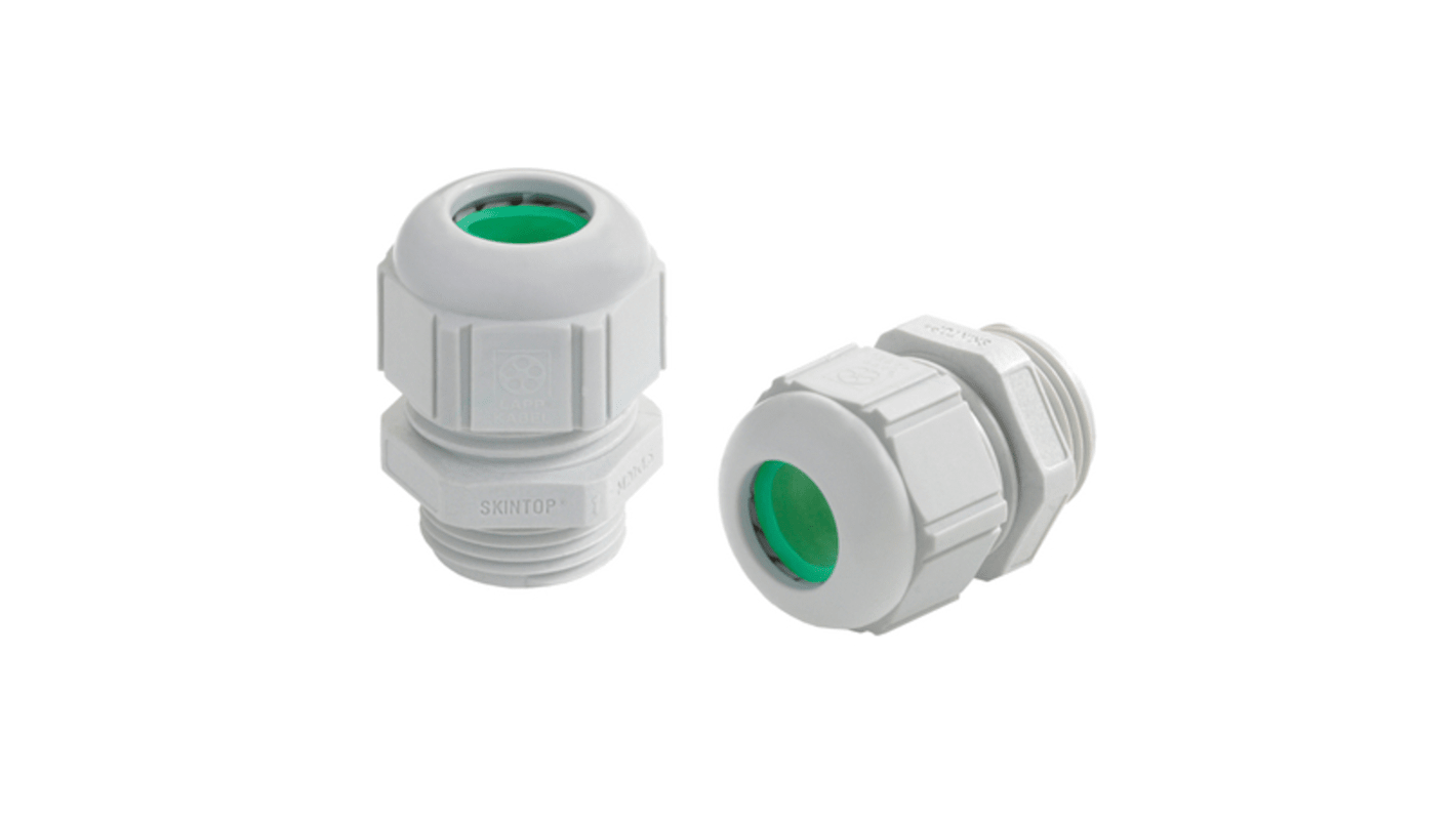 Lapp SKINTOP Series Grey Polyamide Cable Gland, M12 Thread, 4mm Min, 5.5mm Max, IP68