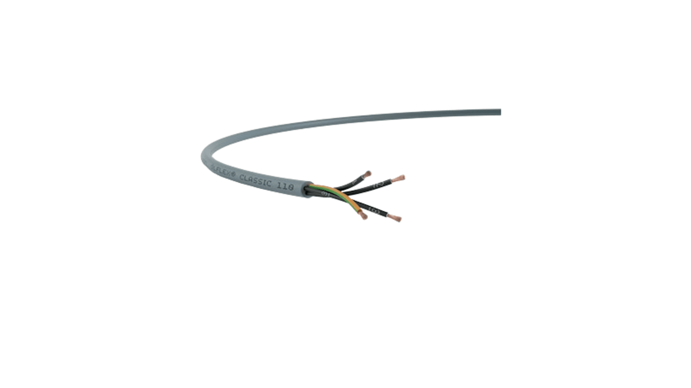 Lapp ÖLFLEX CLASSIC 110 Control Cable, 20 Cores, 1 mm², Unscreened, 50m, Grey PVC Sheath, 17 AWG