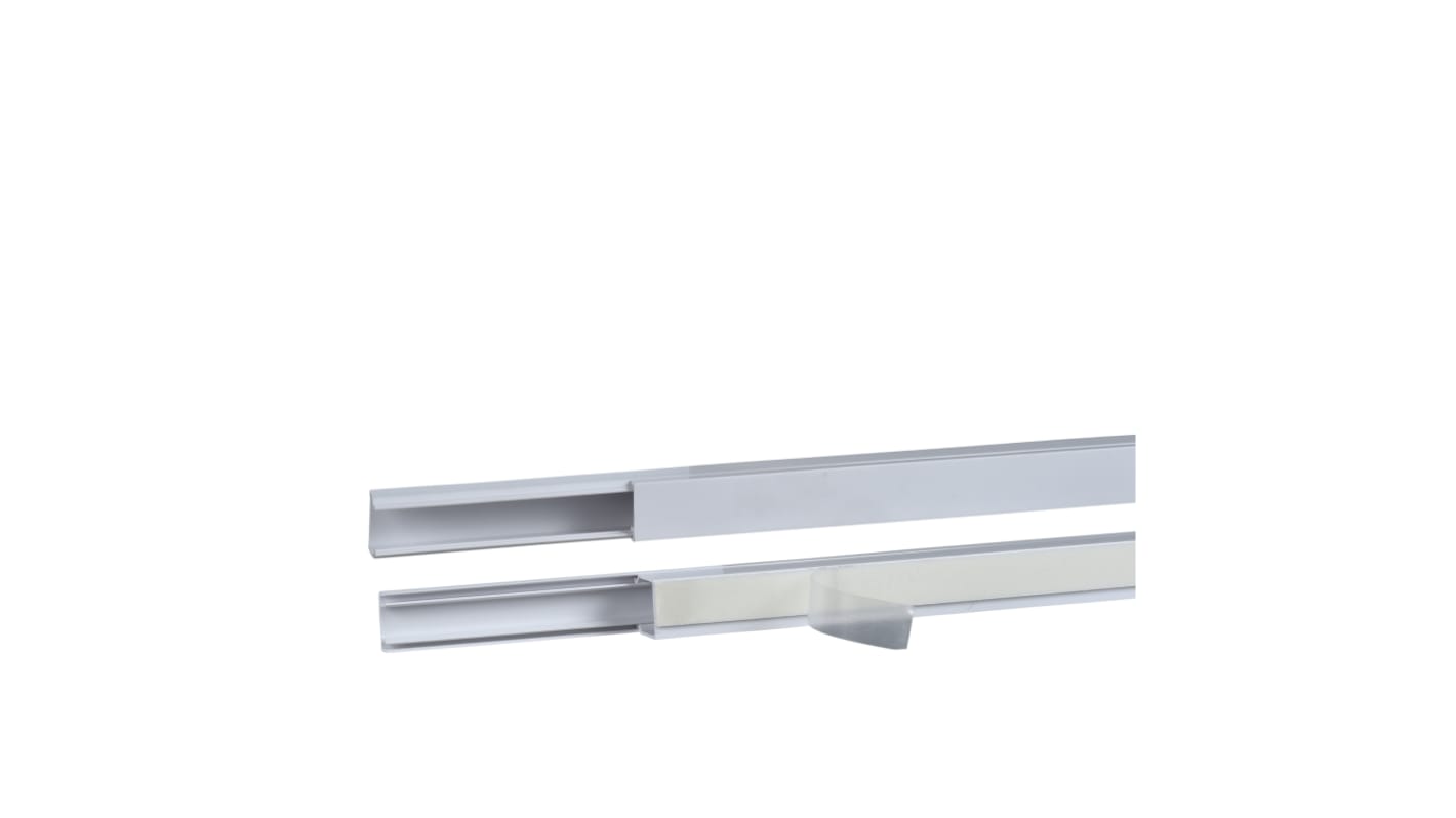 Schneider Electric SA White Mini Trunking Self-Adhesive - Closed Slot, W38 mm x D25mm, L3m, uPVC