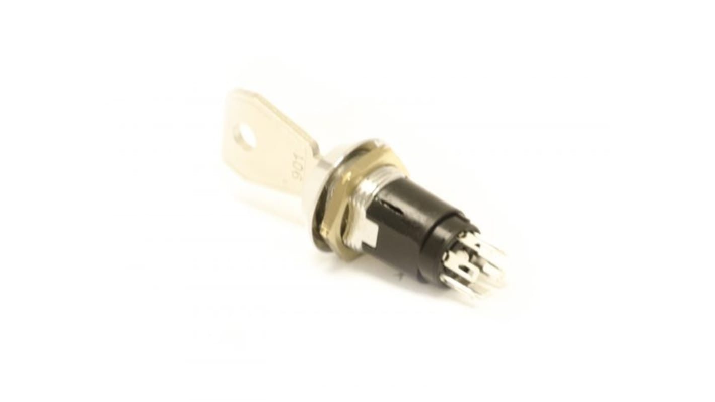 Lorlin Key Switch, DP-CO, 1 A @ 24V ac dc / 115V ac 2-Way Common-Key