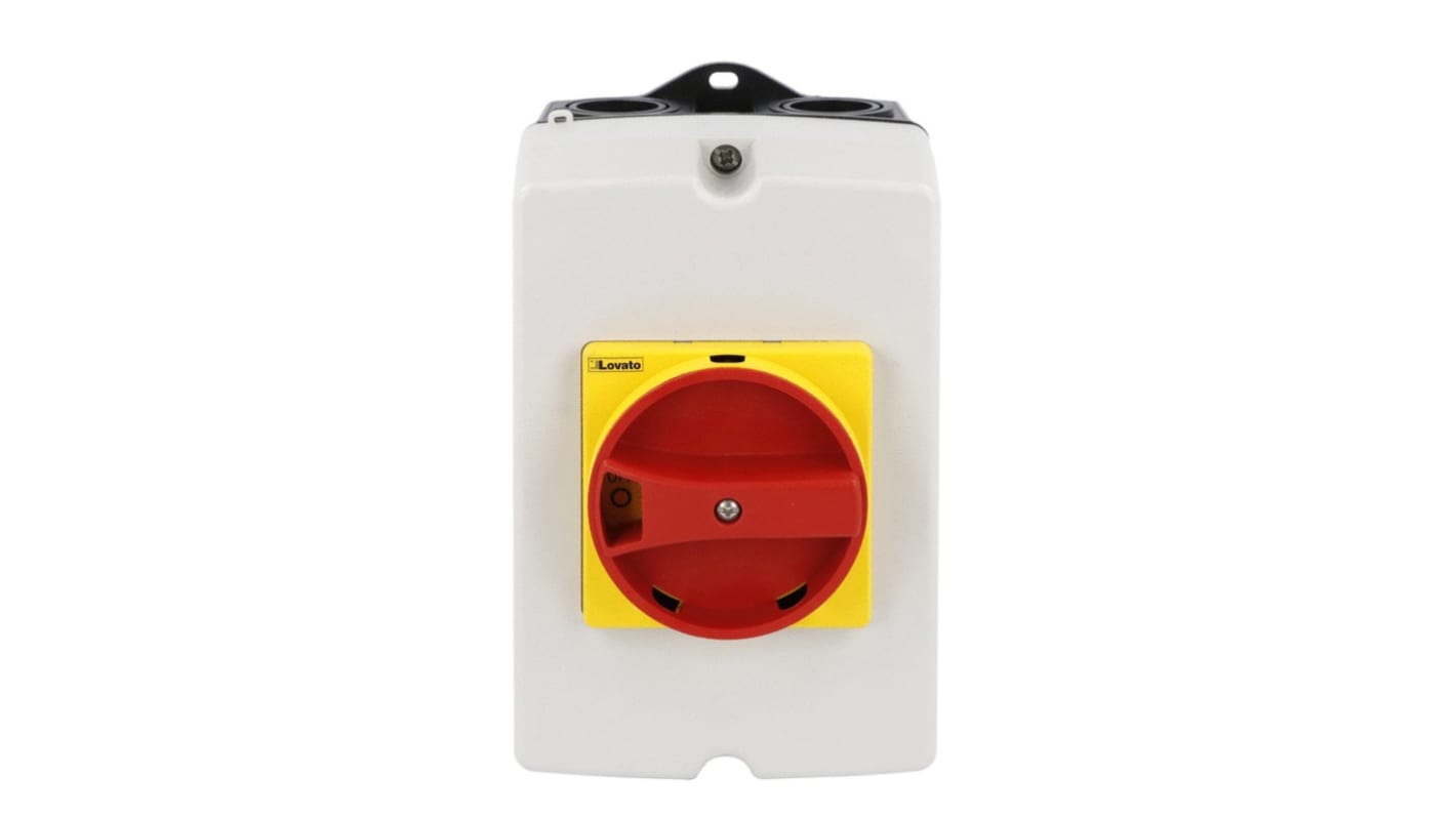 Interruptor seccionador, 3P, 3 NA, Corriente 16A, IP65