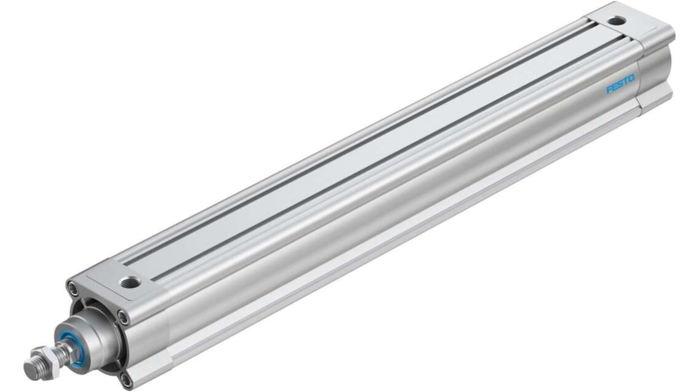 Dugattyúrudas pneumatikus munkahenger Dupla művelet, 693.1 x 75 x 75mm Festo DSBC-63-500-PPSA-N3 Férfi G 3/8