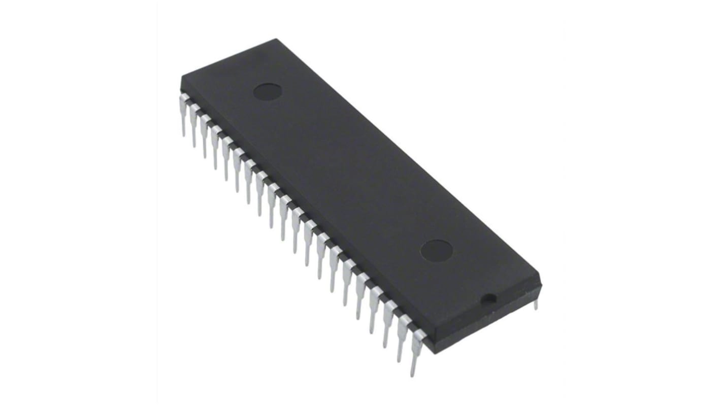 Microcontrolador Microchip ATMEGA324PA-PU, núcleo AVR de 8bit, RAM 2 kB, 20MHZ, PDIP de 40 pines