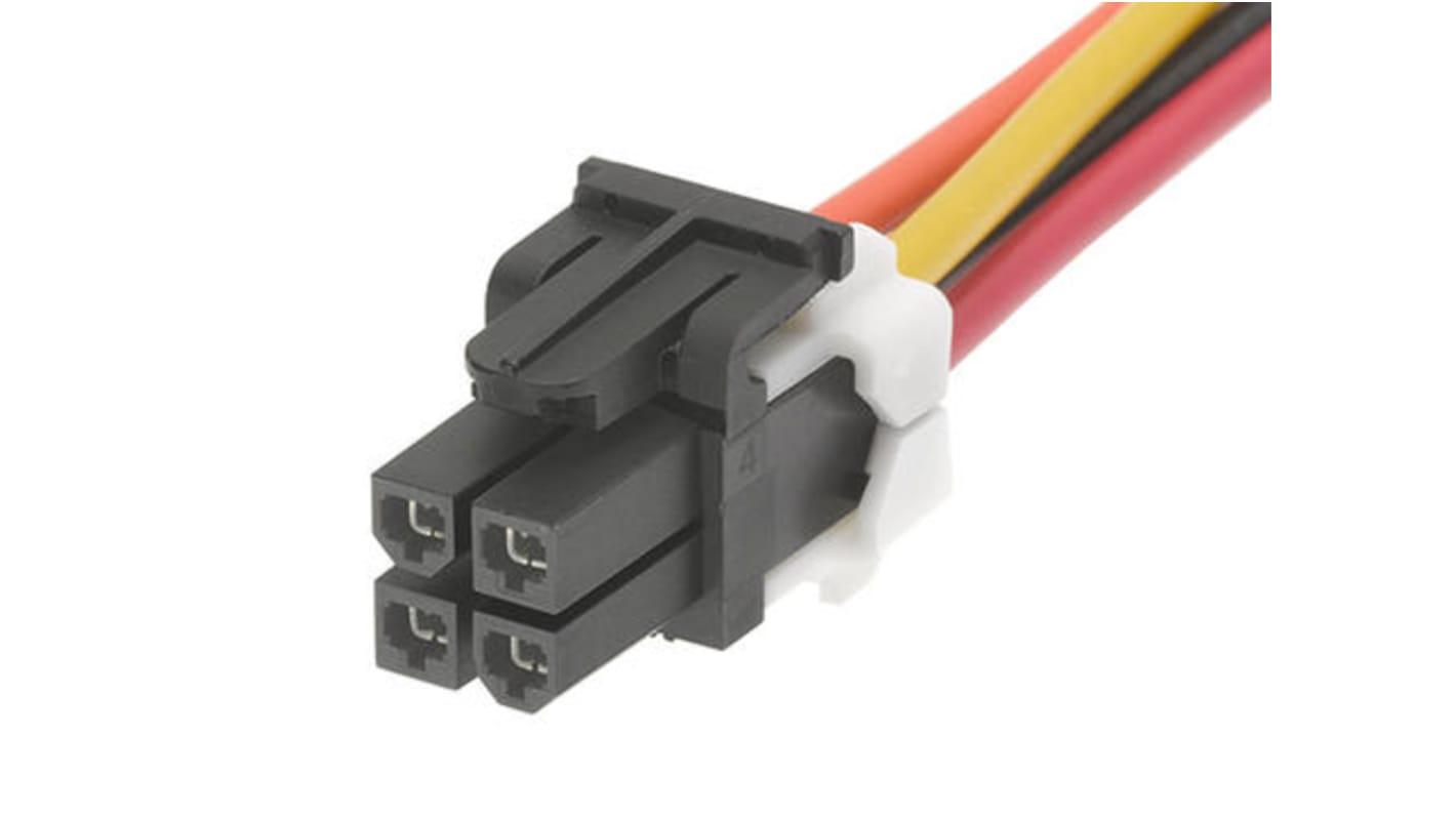 Molex 4 Way Female Mini-Fit TPA2 to 4 Way Female Mini-Fit TPA2 Wire to Board Cable, 1m