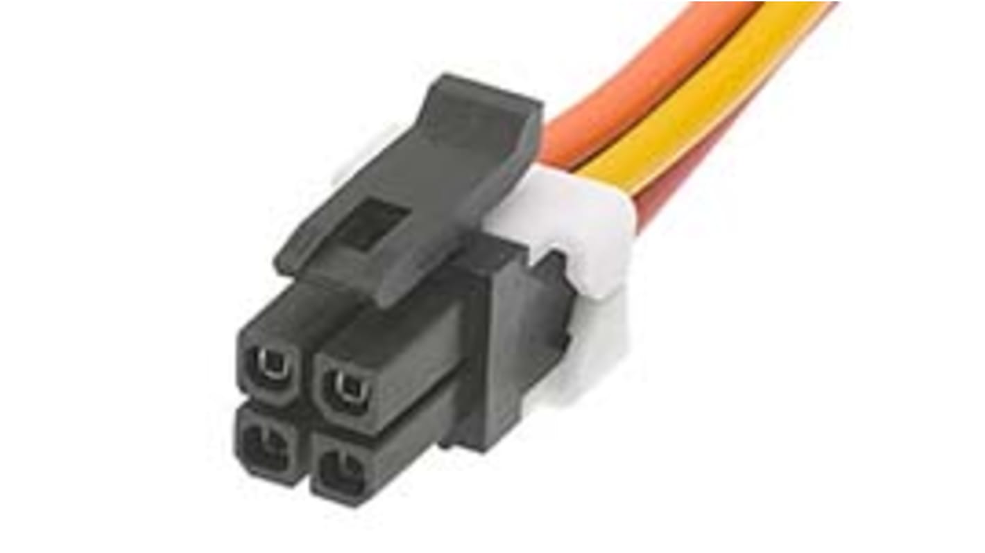 Kabel pro připojení k desce, 1m, typ kabelu: Kulatý Cín, 5 A, rozteč 3mm, řada: Micro-Fit TPA, Molex