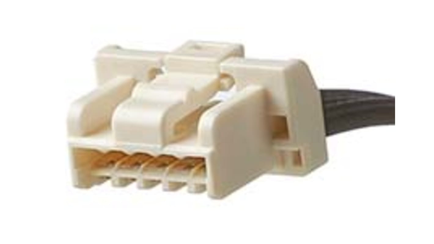 Conjunto de cables Molex CLIK-Mate 15135, long. 600mm, Con A: Macho, 5 vías, Con B: Macho, 5 vías, paso 1.5mm