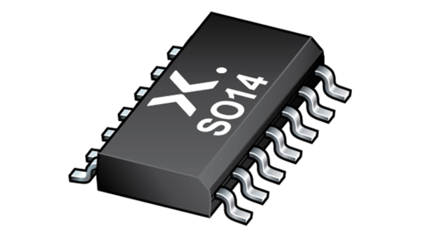 Nexperia Inverter Schmitt-Trigger, TTL Dual 190 ns @ 15 pF, SOIC