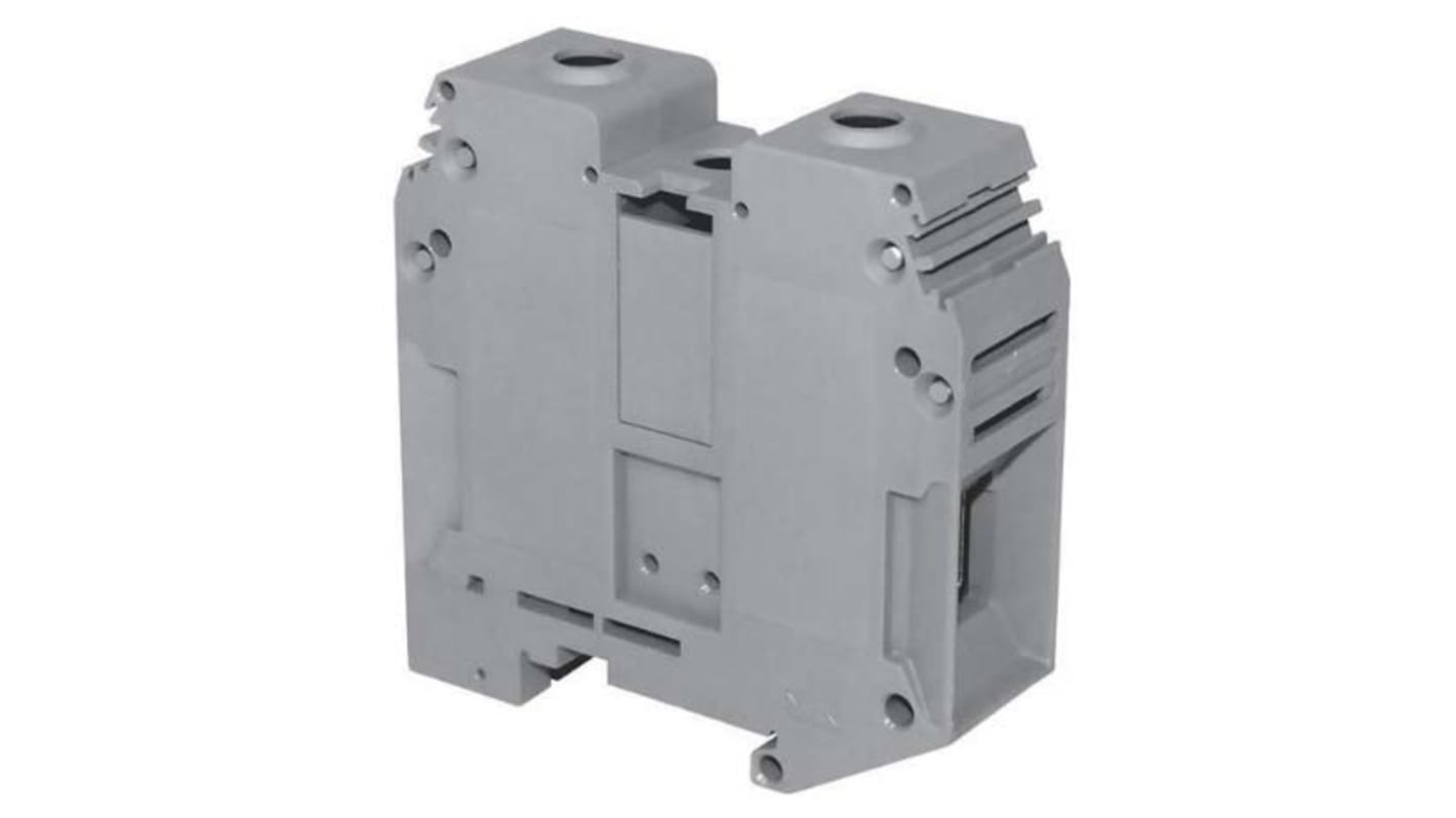 ABB Beige Din Rail Terminal, 6mm², 1-Level, Stud Connection Termination