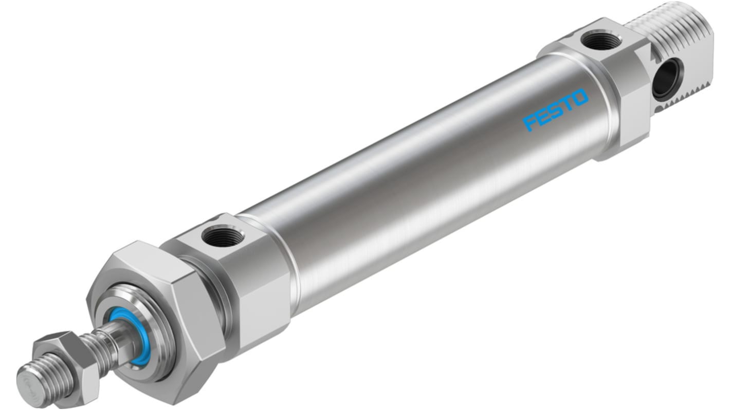 Festo Pneumatic Cylinder - 1908318, 25mm Bore, 70mm Stroke, DSNU Series, Double Acting