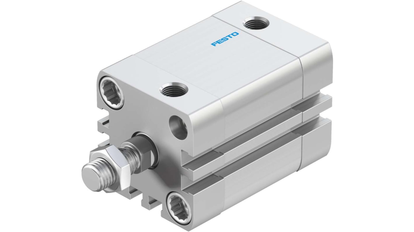 Festo ADN 536272, G 1/8 Pneumatikzylinder doppeltwirkend, Bohrung Ø 32mm / Hub 25mm, bis 10 bar