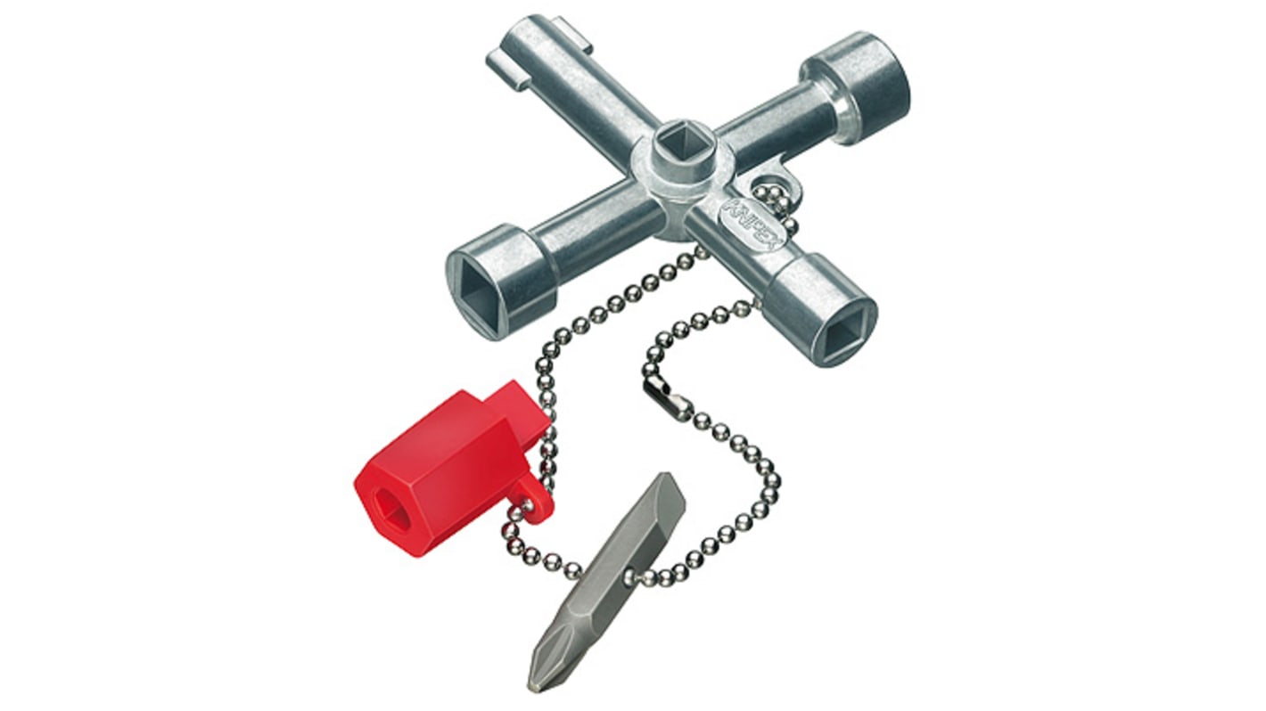 Knipex Diecast Zinc 3-way Control Cabinet Key