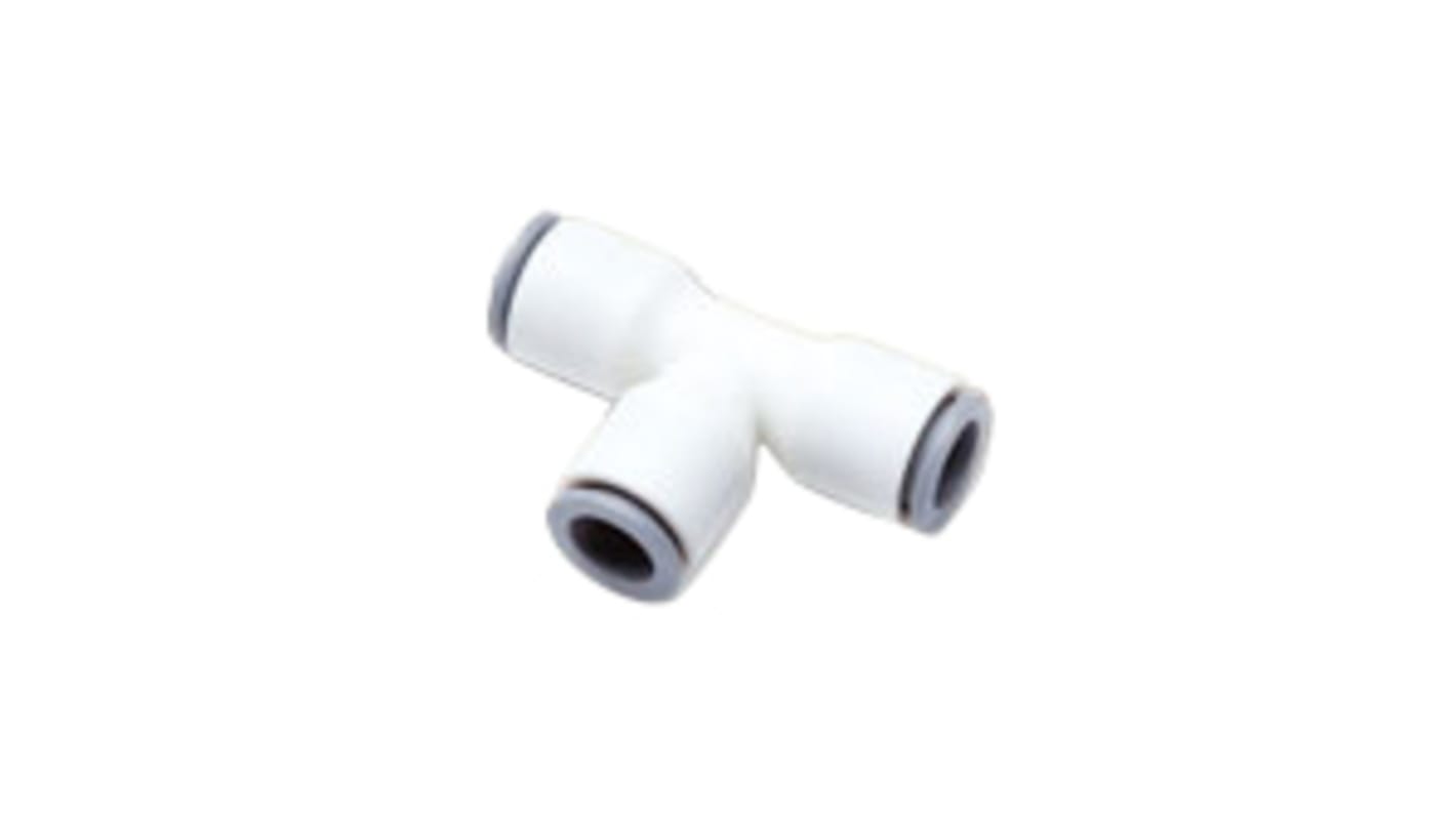 Adaptateur tube à tube en T Legris Liquide LF6300 vers Enfichable 10 mm Enfichable 10 mm