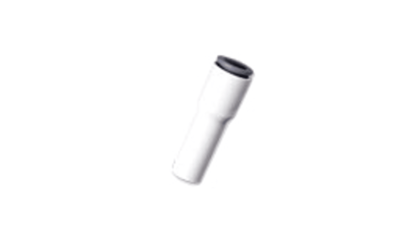 Adaptateur tube à tube droit Legris LF6300 LIQUIfit vers Enfichable, 12 mm Enfichable, 8 mm