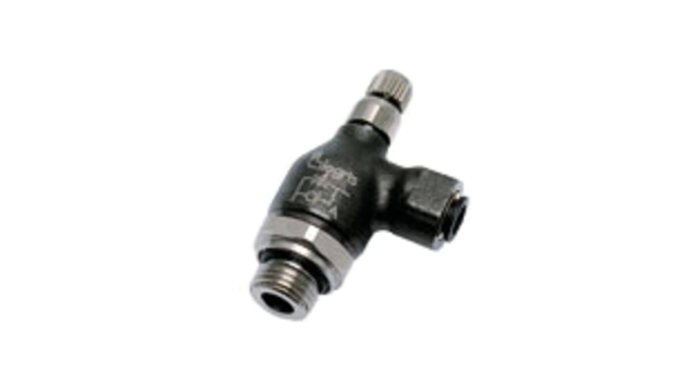 Legris Schnellauslassventil, Serie 7100, Gewinde/ Rohr-Anschluss, 1/2Zoll G 1/2-Stecker, Push In 12mm, max. 10 bar