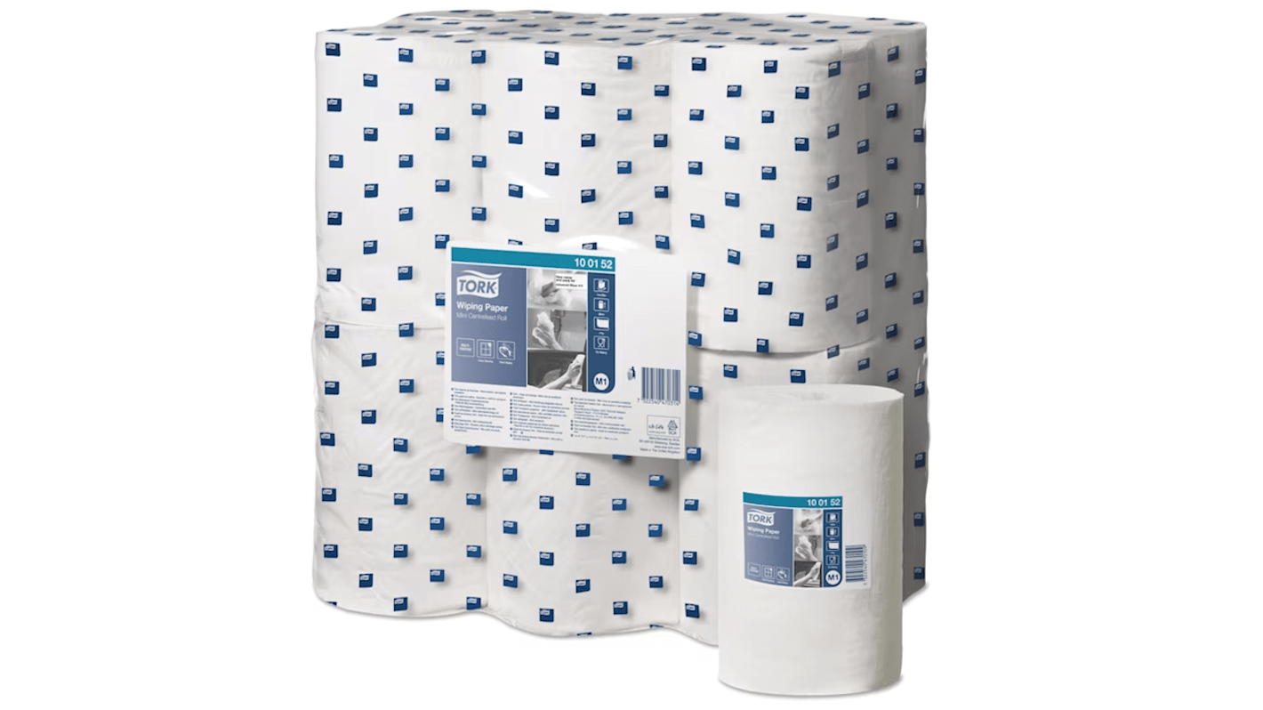 Tork Rolled White Paper Towel, 120 m x 200mm