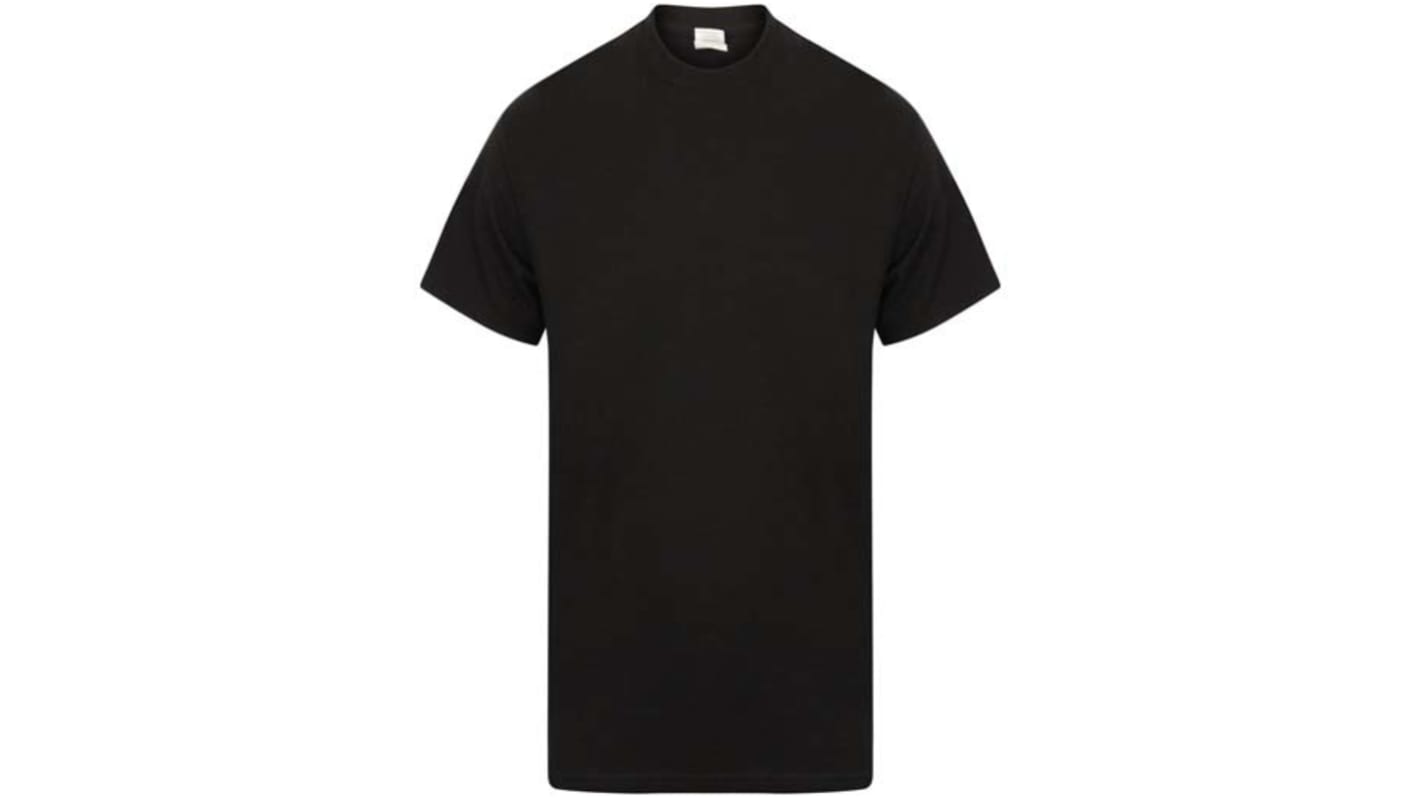 T-shirt Cotone Nero L L Corto