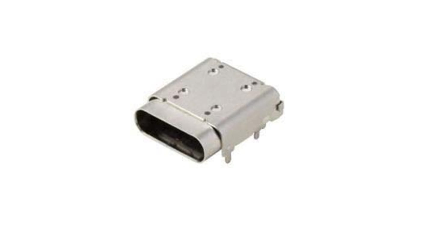 Conector USB Amphenol ICC 10137061-00021LF, Hembra, , 1 puerto puertos, Ángulo de 90° , Montaje Superficial, Versión