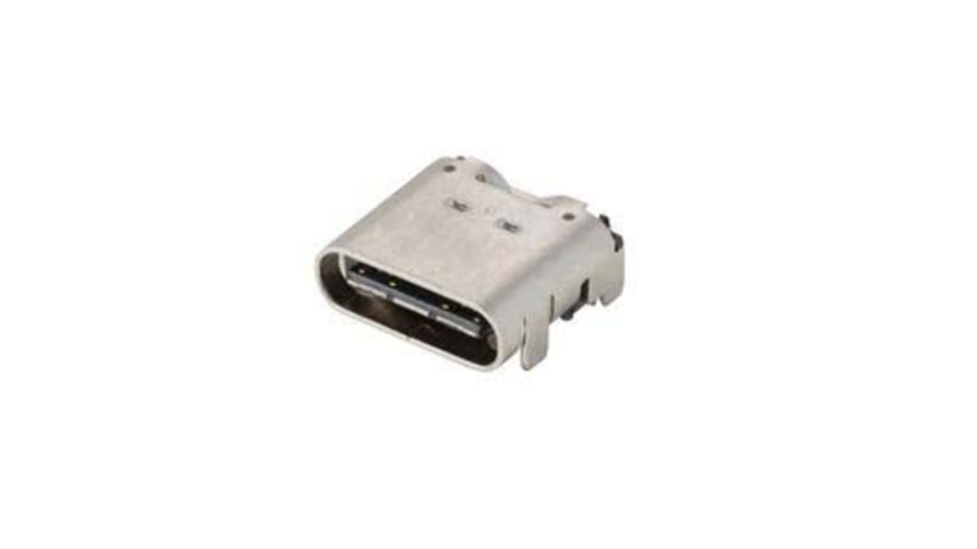 Amphenol ICC Right Angle, SMT, Socket Type C 3.1 USB Connector