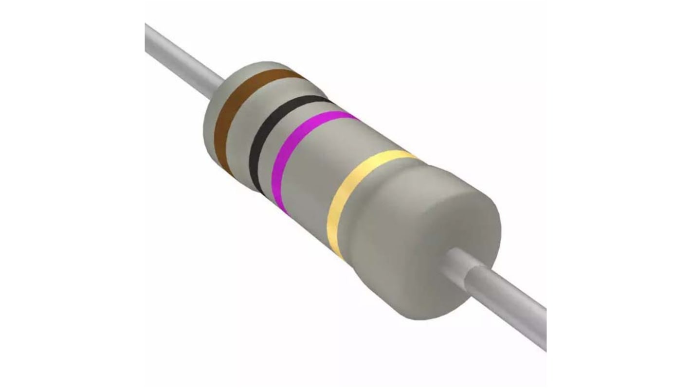 TE Connectivity 100MΩ Thick Film Resistor 0.25W 5% 1623708-1