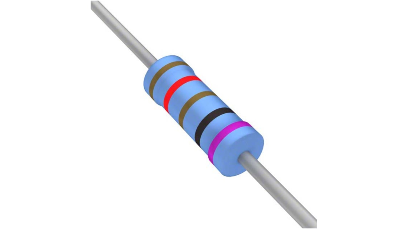 Resistencia TE Connectivity, de 121Ω ±0.1%, 0.25W, Serie YR1