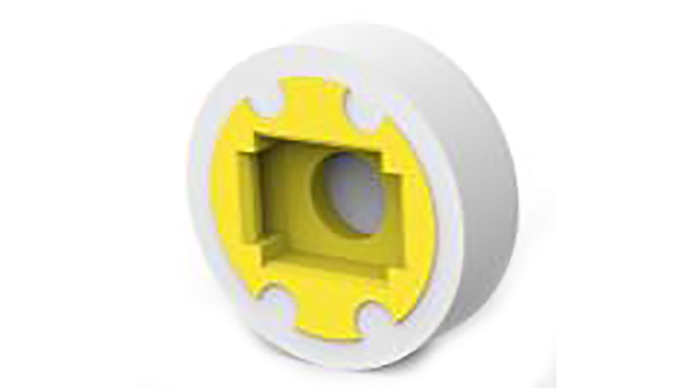 TE Connectivity Yellow Tactile Switch Cap for Illuminated Tactile Switch, 2311402-5