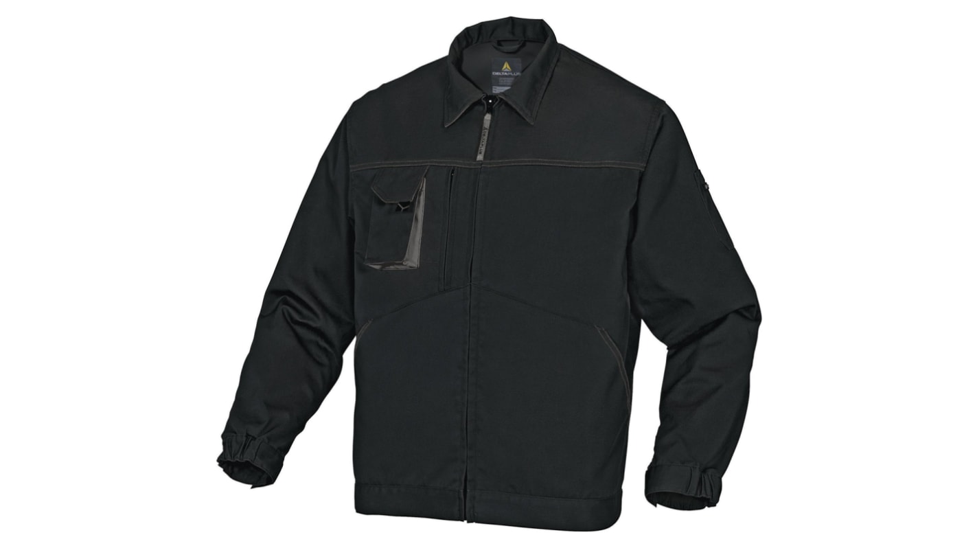 Delta Plus MACH2 Arbeitsjacke Abriebfest Baumwolle, Polyester Schwarz/Grau, Größe XXXL