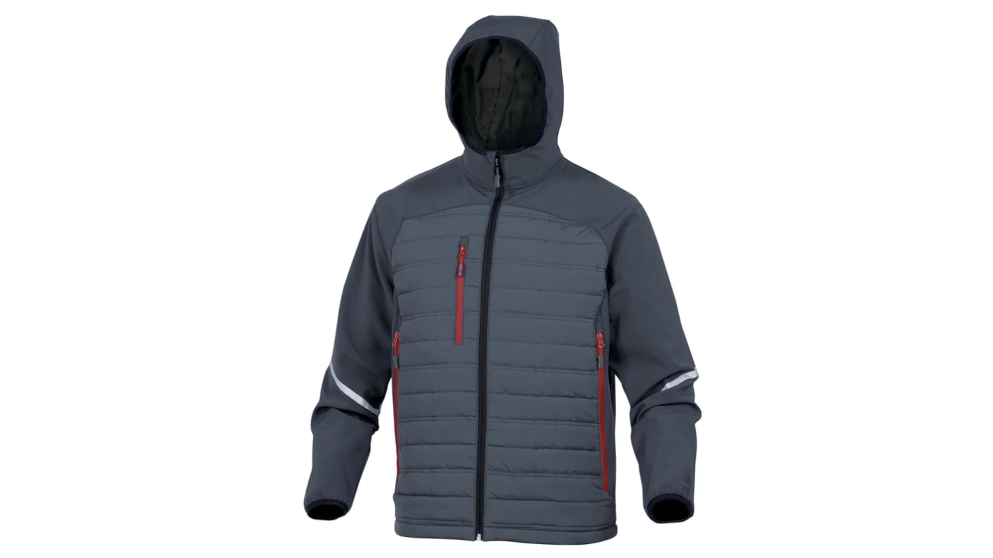 Delta Plus Arbeitsjacke Elastan, Polyester Grau, Größe XXL