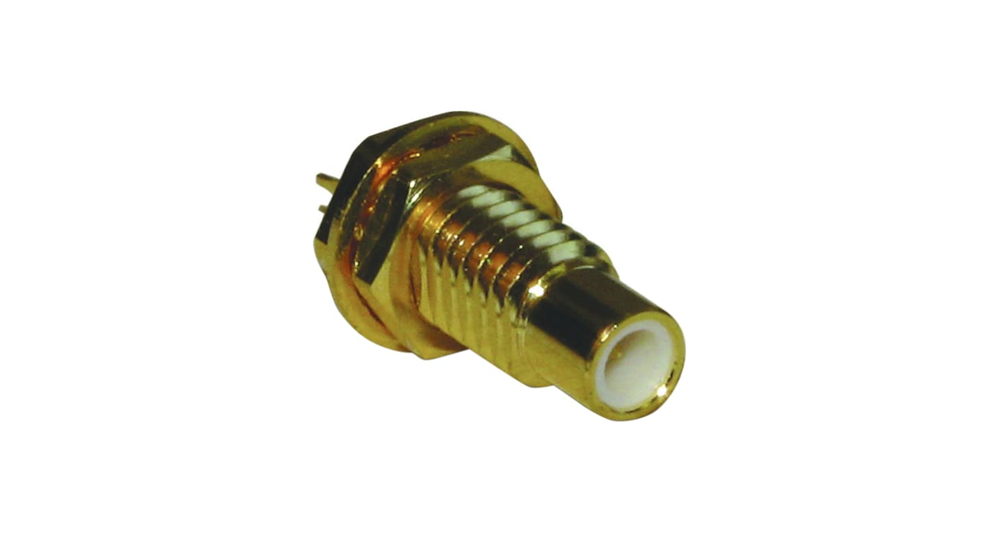 Amphenol RF, jack Cable Mount SMC Connector, 50Ω, Solder Termination, Straight Body